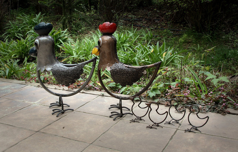 THINK OUTSIDE | FIGURAS DECORATIVAS EN FIERRO RECICLADO